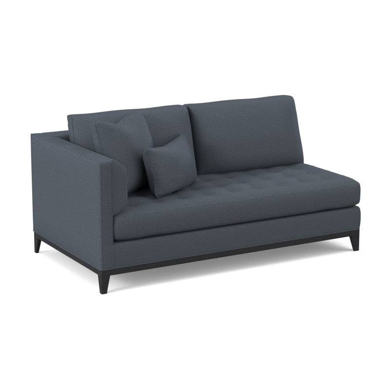 Paramount Upholstered Sectional Symmetrical, Espresso, Venice Ivory