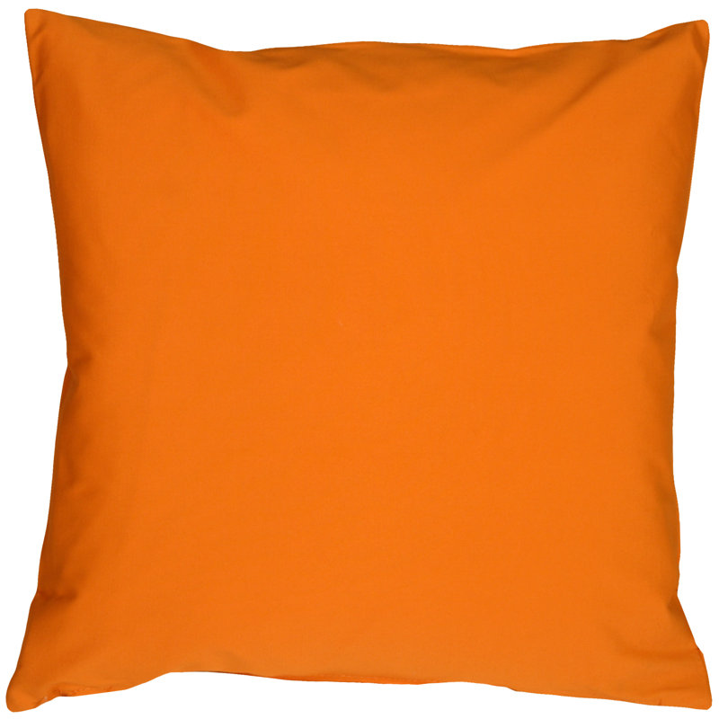 Caravan Throw Pillow, 20" H x 20" W x 6" D, Orange