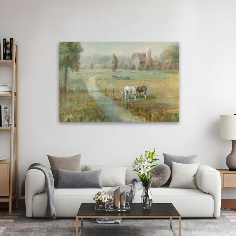 Modern Farmhouse Tranquil Farm, H 60 po x l 40 po