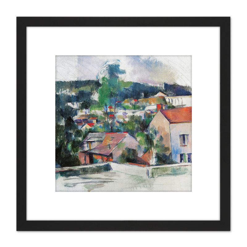 Paul Cezanne Landscape Cropped - Single Picture Frame Painting