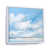 White Floater Framed