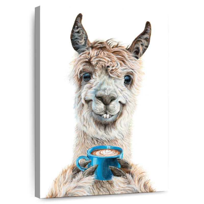 Brampt Llama Latte, 45" H x 30" W