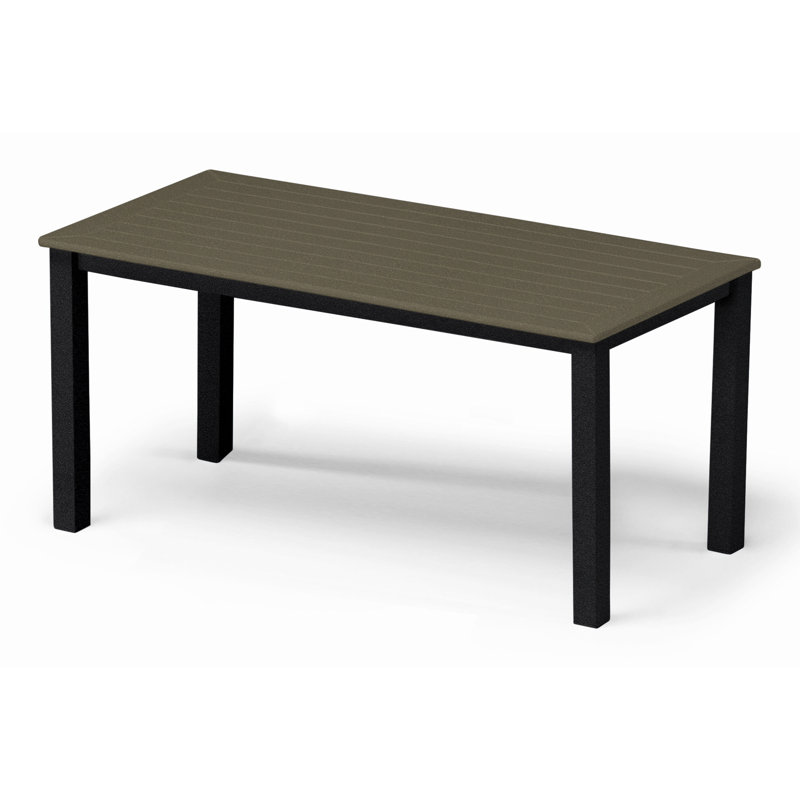 Robinett Outdoor Coffee Table, Beachwood P40, Textured Black