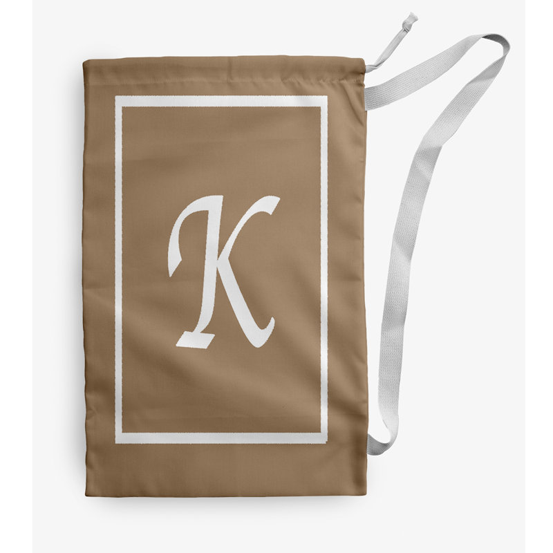 Sac à linge Monogram, Petit (H 29 po x l 18 po), Brun