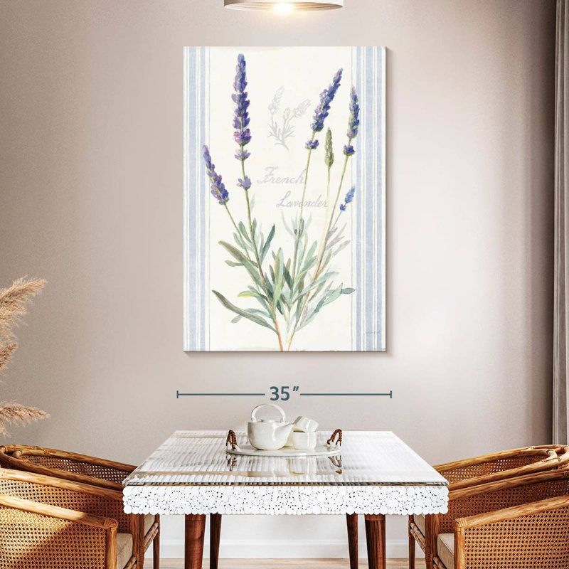 Harnek Floursack Lavender I, 51" H x 34" W