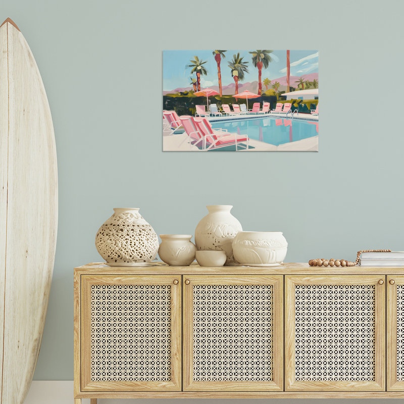  Impression sur toile Palm Springs par Arlington Prints, H 20 po x l 30 po