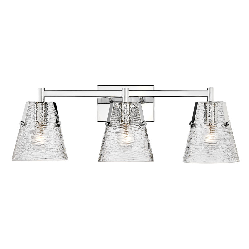 Éclairage pour meuble-lavabo 3 lumières Basiliso, Chrome