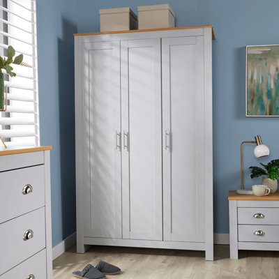 Camden 3 Door Bedroom Storage Wardrobe