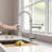 HGN 2 Spouts Kitchen Faucet  with Pull Out -100477276