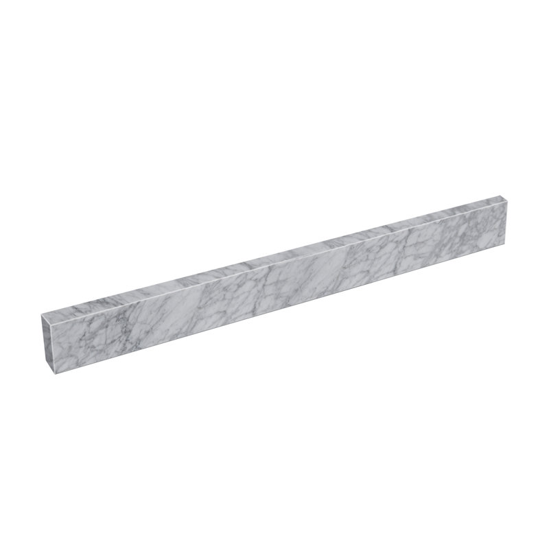 RegalAura 48" x 4" Carrara Marble Backsplash