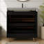 Meuble-lavabo autoportant moderne avec lavabo vasque en céramique et plateau en pierre frittée durable-1065436709-1065436711