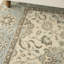 Tapis oriental en laine ivoire / bleu Crownover-560585797