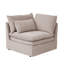 Fauteuil d'appoint d'angle rembourré et modulaire-642595658
