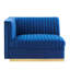 Causeuse modulaire en velours Sanguine Channel-627604413