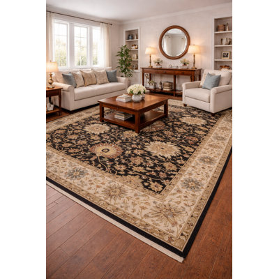 Tapis noir Osh Chobi Peshawar