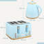 HOMCOM Kettle and Toaster Set 1.7L Kettle & 4 Slice Toaster-629354980