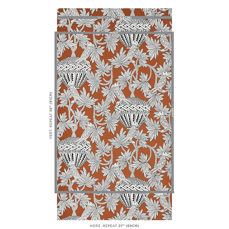 Papier peint Santarem, Chocolat