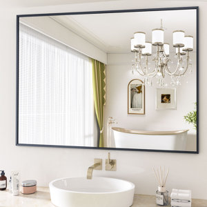Lucson Metal Framed Wall Mounted Bathroom / Vanity Mirror