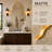 Modern Asymmetrical Wall Mirror Set of 2, Irregular Decorative Mirrors with Aluminum Alloy Frame, Contemporary Accent Mirrors for Bathroom Vanity, Bedroom, Living Room & Entryway-98127004-98127005
