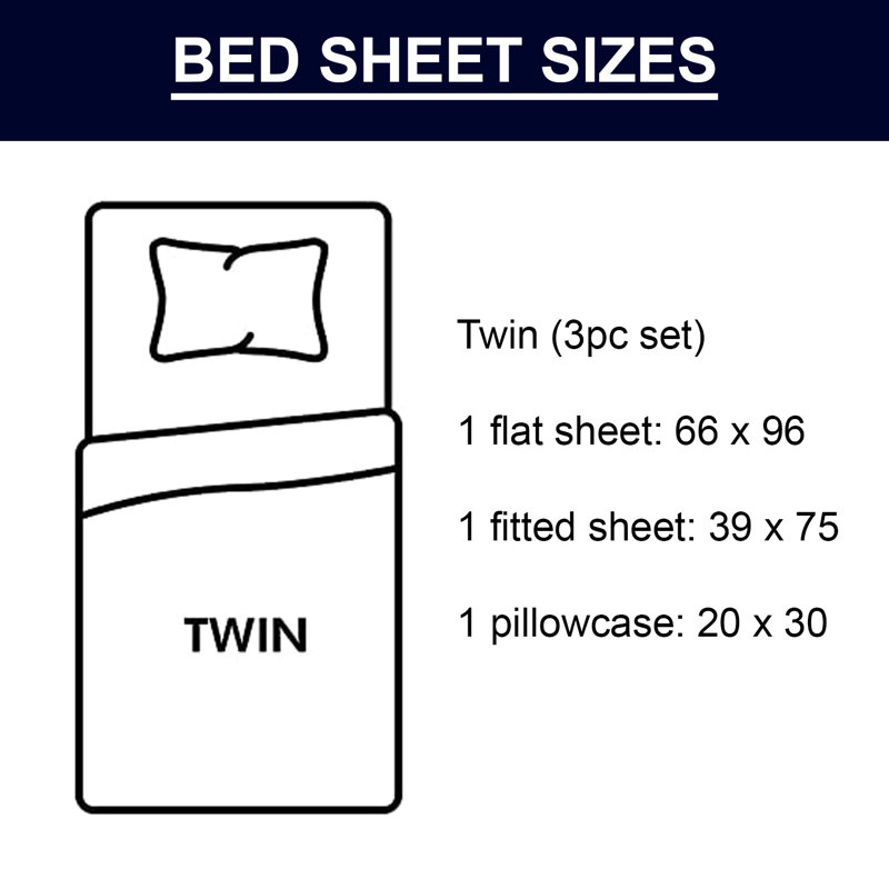 Black Twin Microfiber Soft Cooling Bed Sheet Set