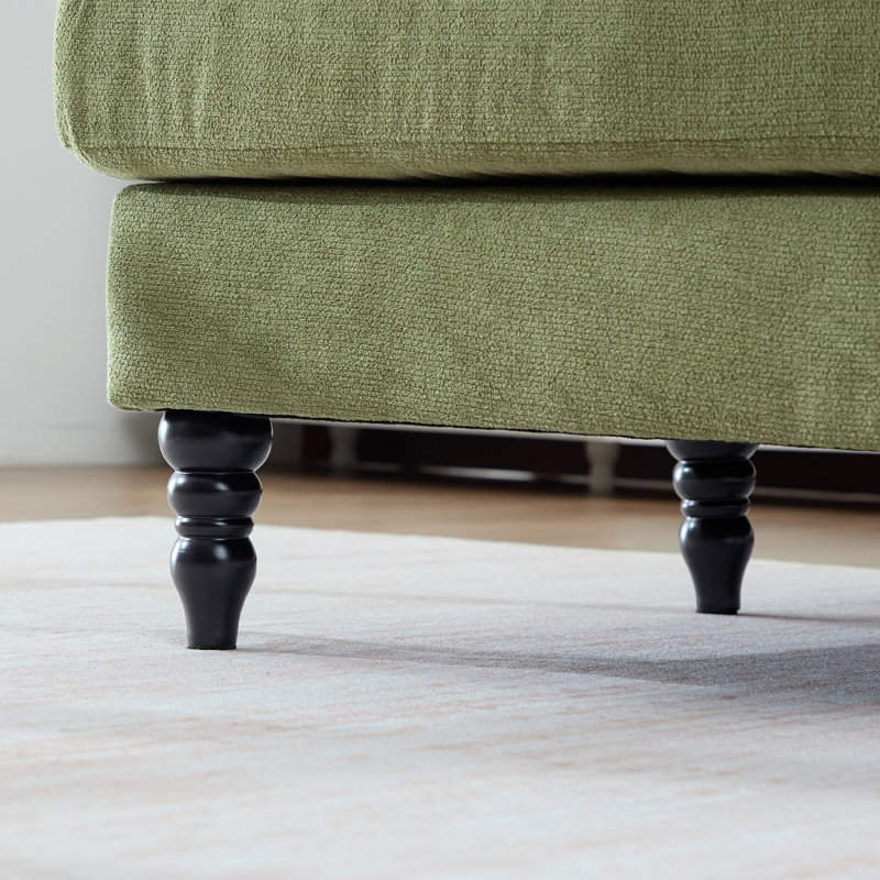 Fauteuil inclinable Chenille, Vert olive