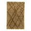 Hand Knotted Abstract Area Rug in Brown