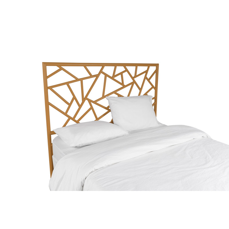 Tiffany Collection Open-Frame Headboard, Camel Brown, Twin