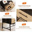 59.9cm W Manufactured Wood Bedside Table-25952624