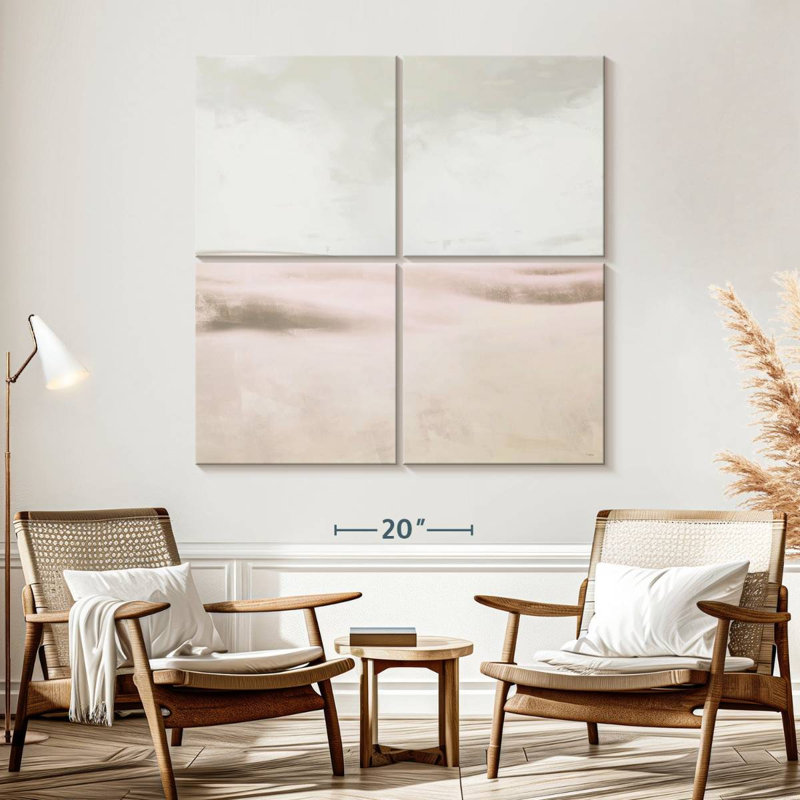 Blush Balance I, 57" H x 57" W