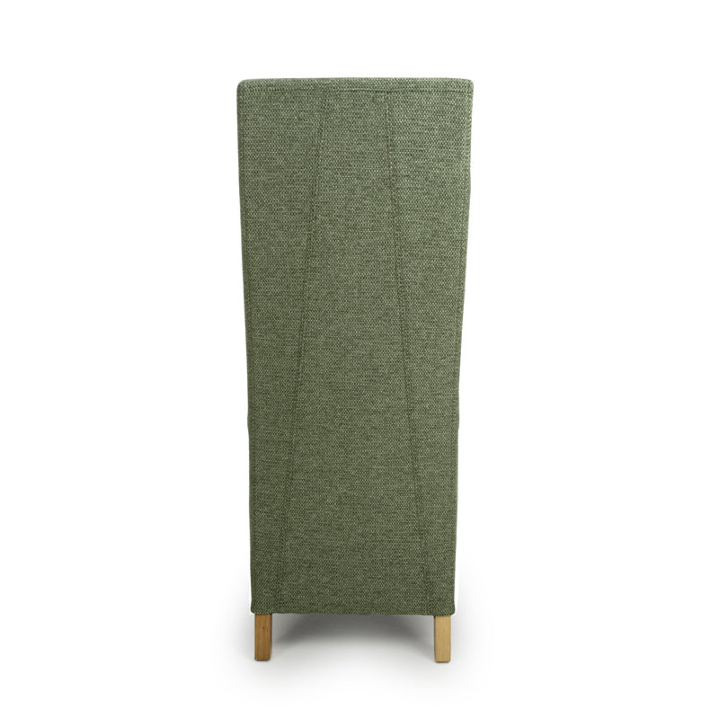 Duncanville Polyester Upholstered Side Chair, Green