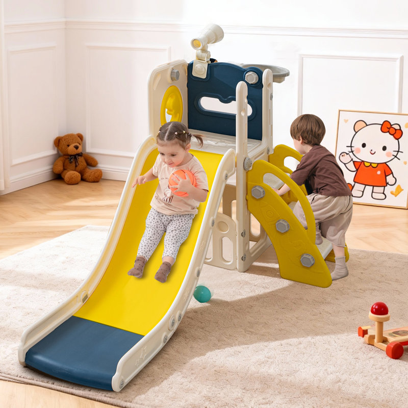 Ensemble de jeu intérieur 6 en 1 pour enfants, Bleu