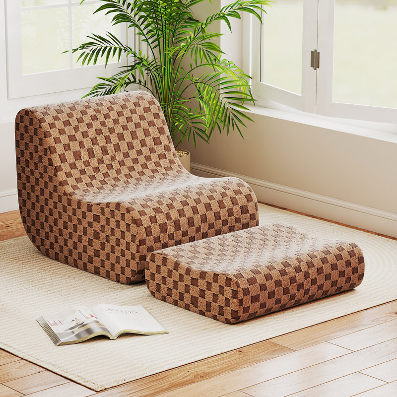 Upholstered Accent Chair, Brown