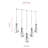 5 - Light Silver Kitchen Island Pendant