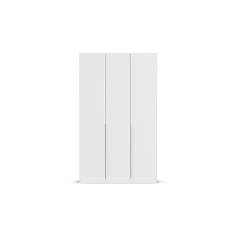 Alabama 2 Door Wardrobe, Alpine White, 229 cm H x 136 cm W x 54 cm D, Basic