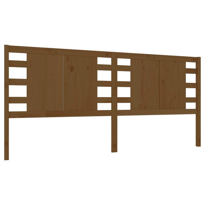 Edelare Solid Wood Headboard, 146 x 100cm, Grey