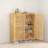 5-Tier Bamboo Shoe Cabinet With Doors - Wooden Storage For Entryway, Living Room & Bedroom, Holds Up To 25 Pairs Of Shoes-974353173