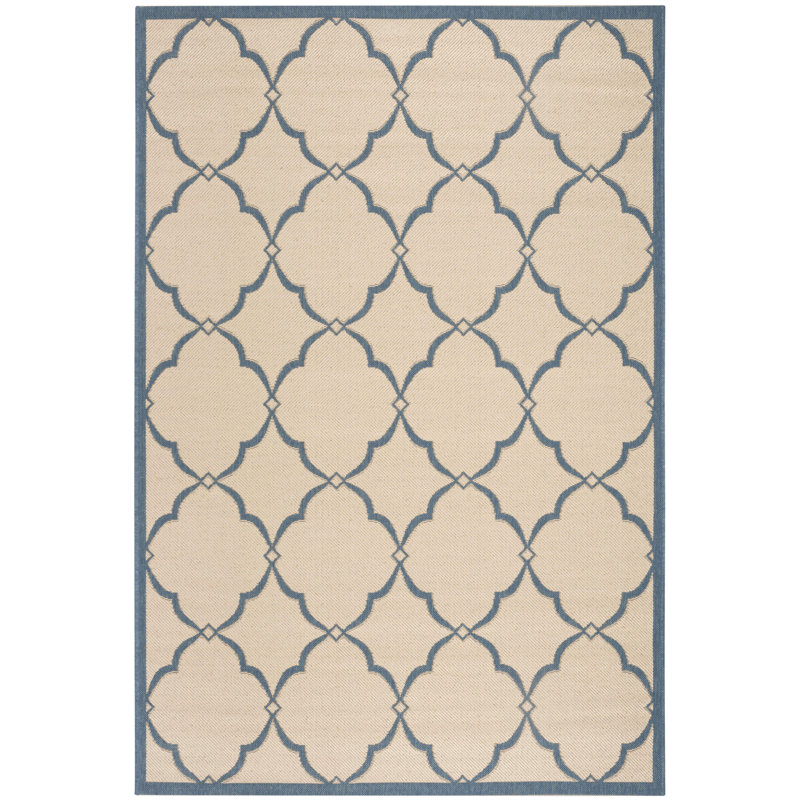 Adler Performance Geometric Indoor/Outdoor Area Rug, Rectangle 3' x 5'