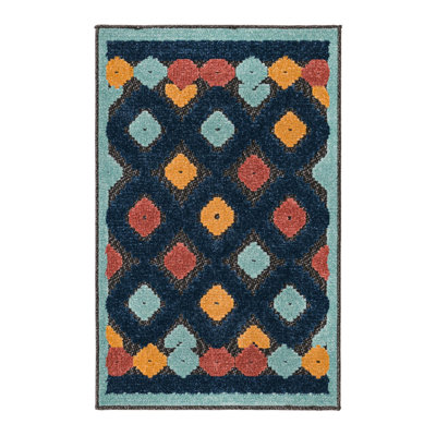 Tapis d'extérieur Haynie gris anthracite