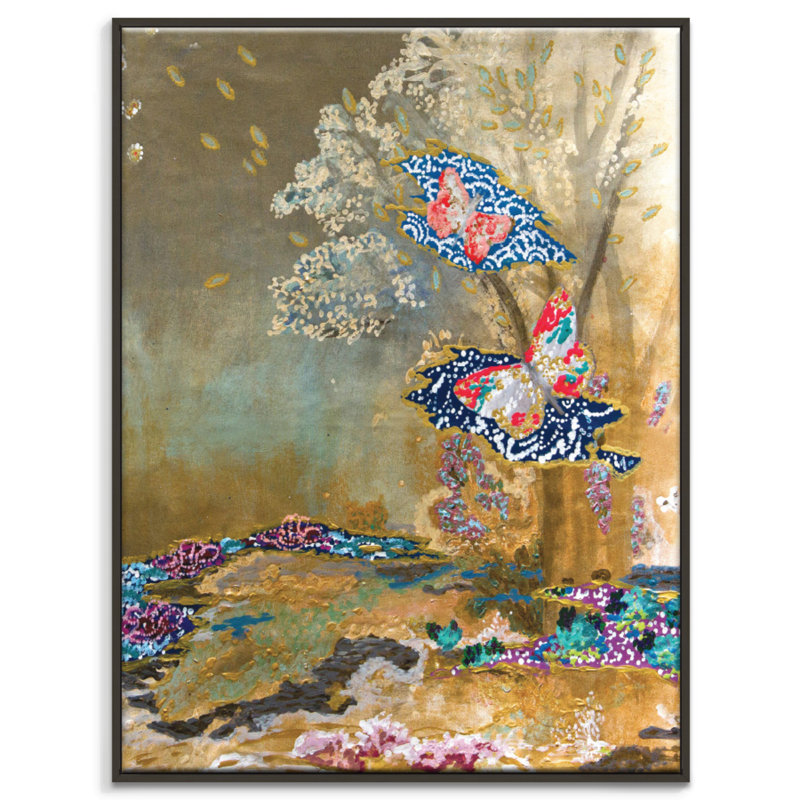 Gold by Lia Porto - Painting on Canvas, Black