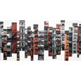 Patchwork City 68 Print by Marilyn Henrion