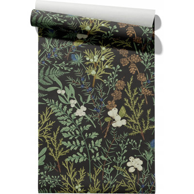 Colourful Flower Peel&stick Bedroom Wall Decor Self-adhesive Wallpaper 17.7"x118"