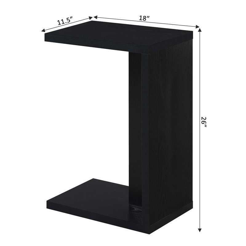 Haught End Table, Black