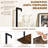 71''H X 23.6''W 5 Tier Ladder Bookcase-1837547730
