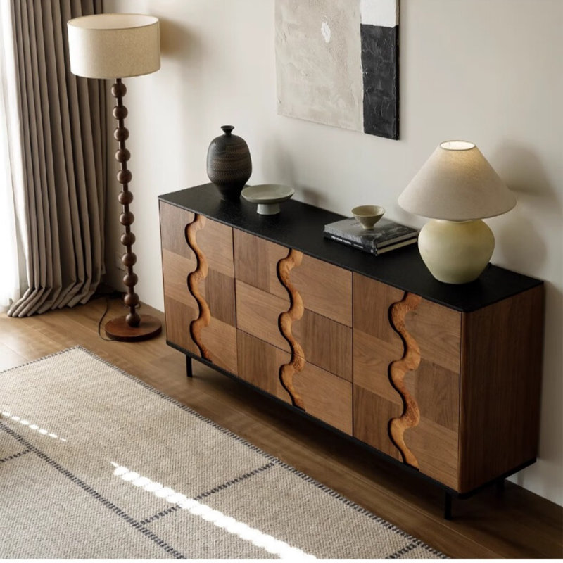 Buffet ligne rétro, Noyer