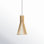 Single Light Solid Wood Iron Dimmable Pendant