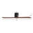 48 In Solid Wood Blades Dc Flush Mount Ceiling Fan With Remote, Black and Walnut-1716635005-1723234446-1723234442