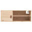 2 Piece Pine Solid Wood Floating Shelf-440366128