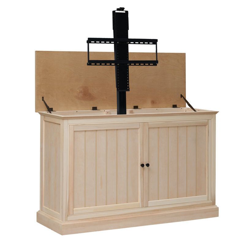Le meuble télé pour téléviseur 65 po Shoreline, H 39 po x l 63 po x P 20 po, Non fini