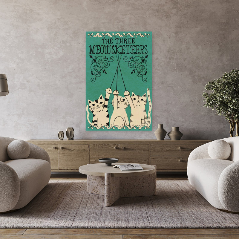 Art contemporain, art contemporain pour chat, H 48 po x l 32 po