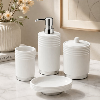 Ceramic Bathroom Accessories Set